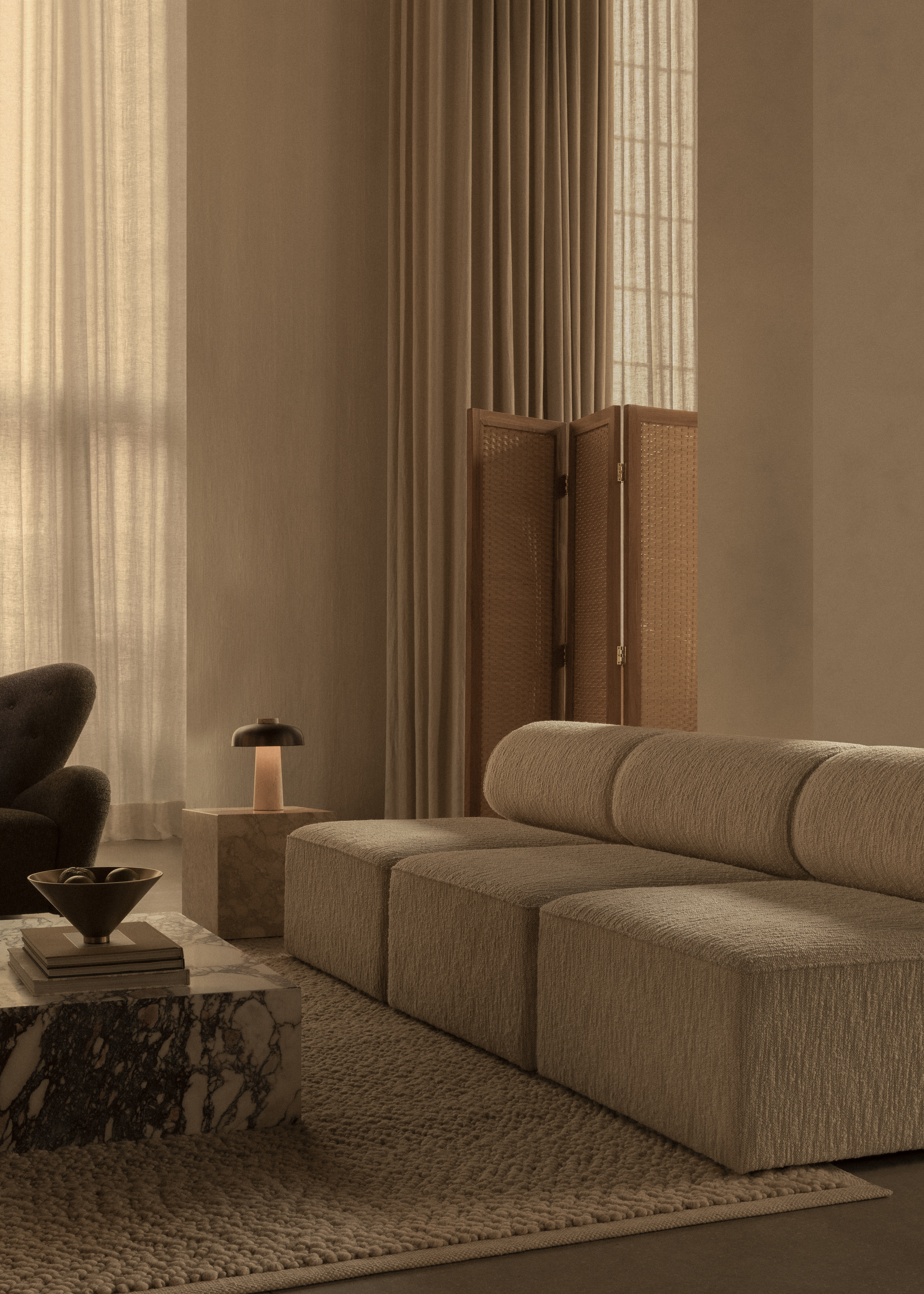 audo-eave-modular-sofa-86-plinth-low-cubic-taper-bowl-reverse-table-lamp