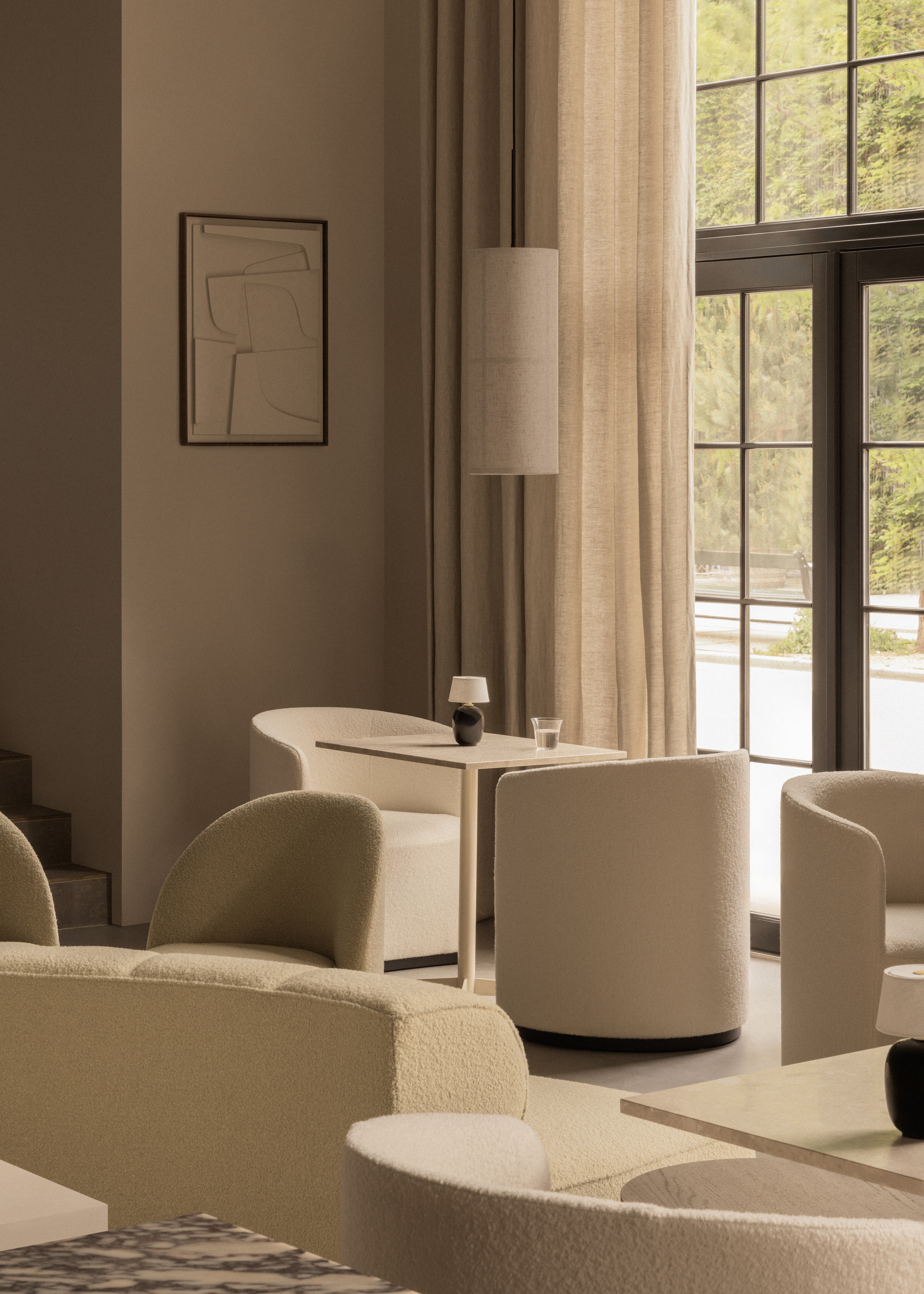 audo-tearoom-club-side-chair-hashira-pendant-torso-table-lamp-nook-dining-table-2