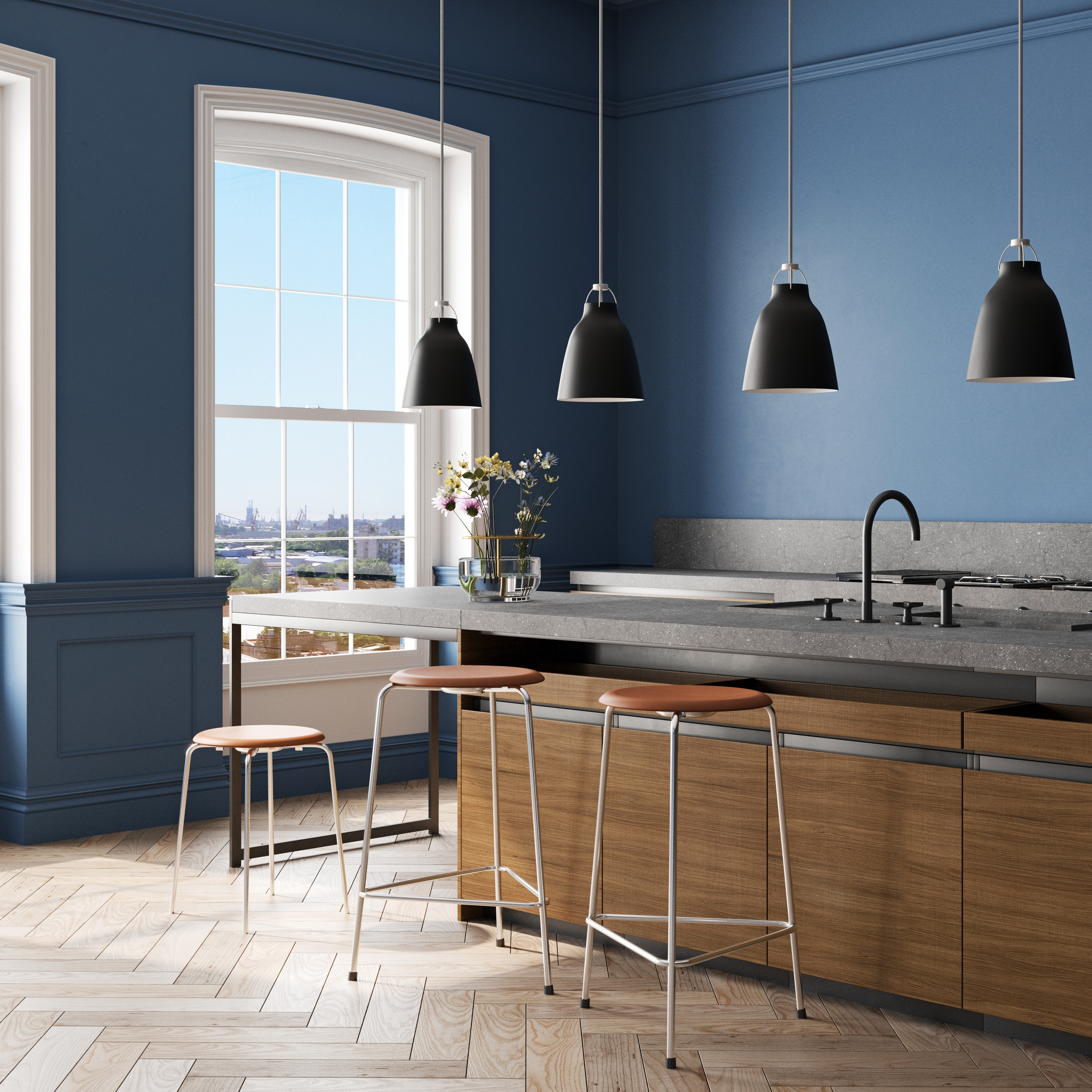 fh-caravaggio-p3-black-matt-high-dot-dot-stool-wild-leather-rendering