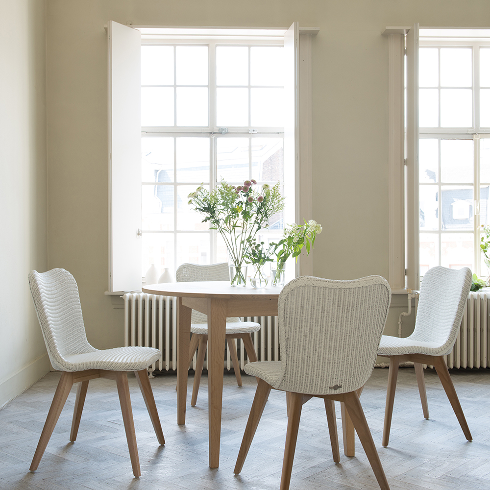 lily dining chair oak base vincent sheppard