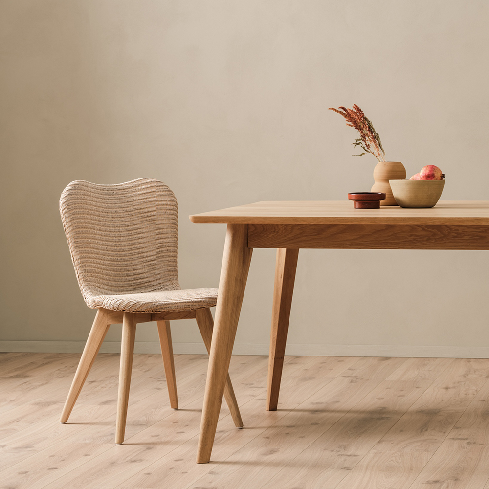 lily dining chair oak base vincent sheppard