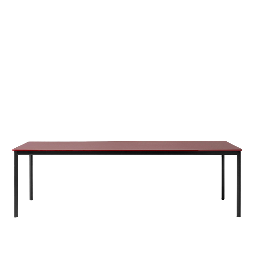 Drip HW60_Black w. Burgundy Forbo Linoleum (4154)