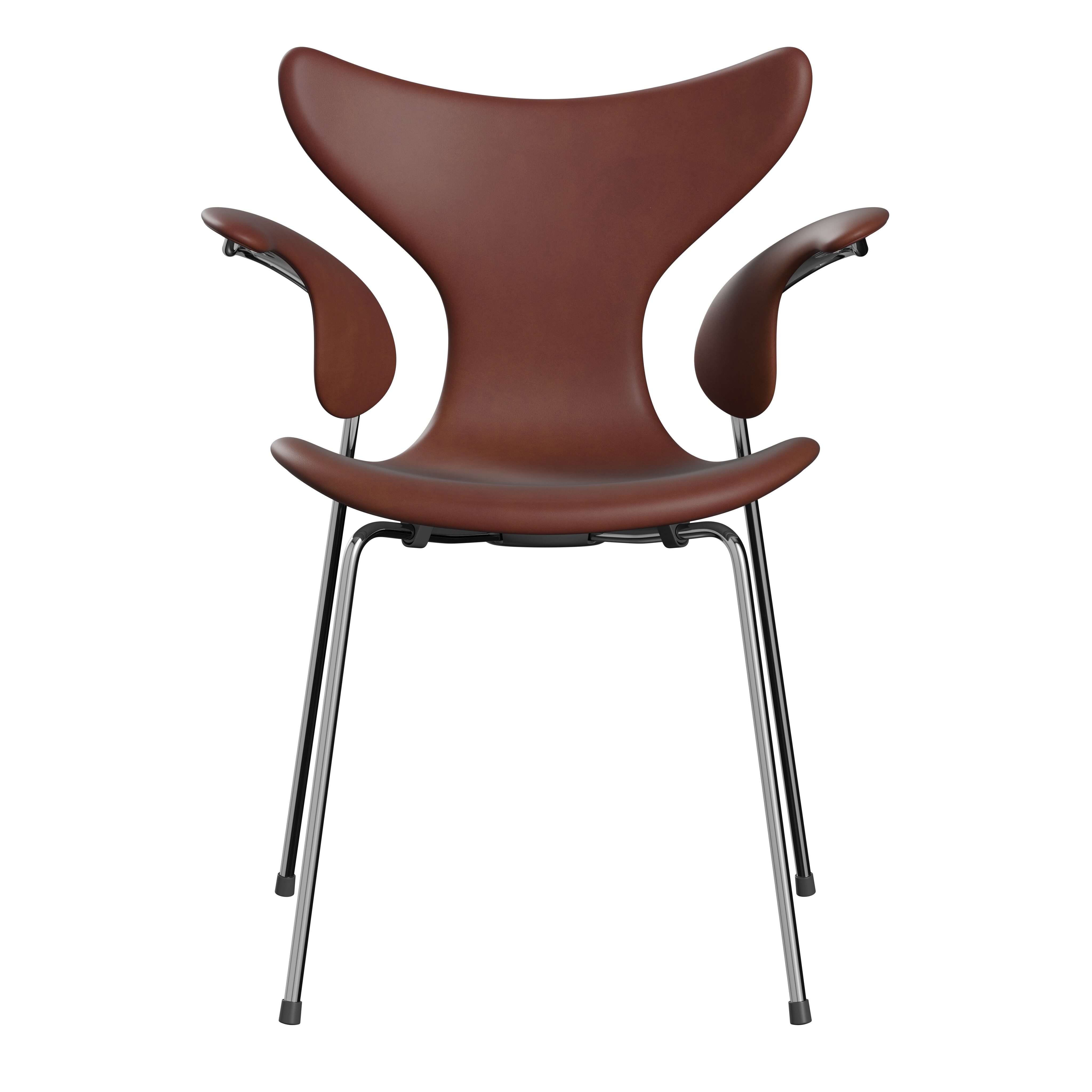 fritz-hansen-3208fua-arne-jacobsen-grace-chestnut-chrome