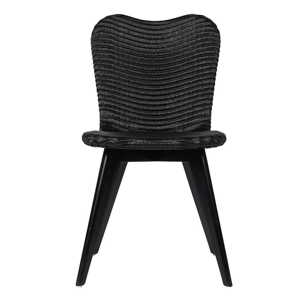 lily dining chair black wood base vincent sheppard