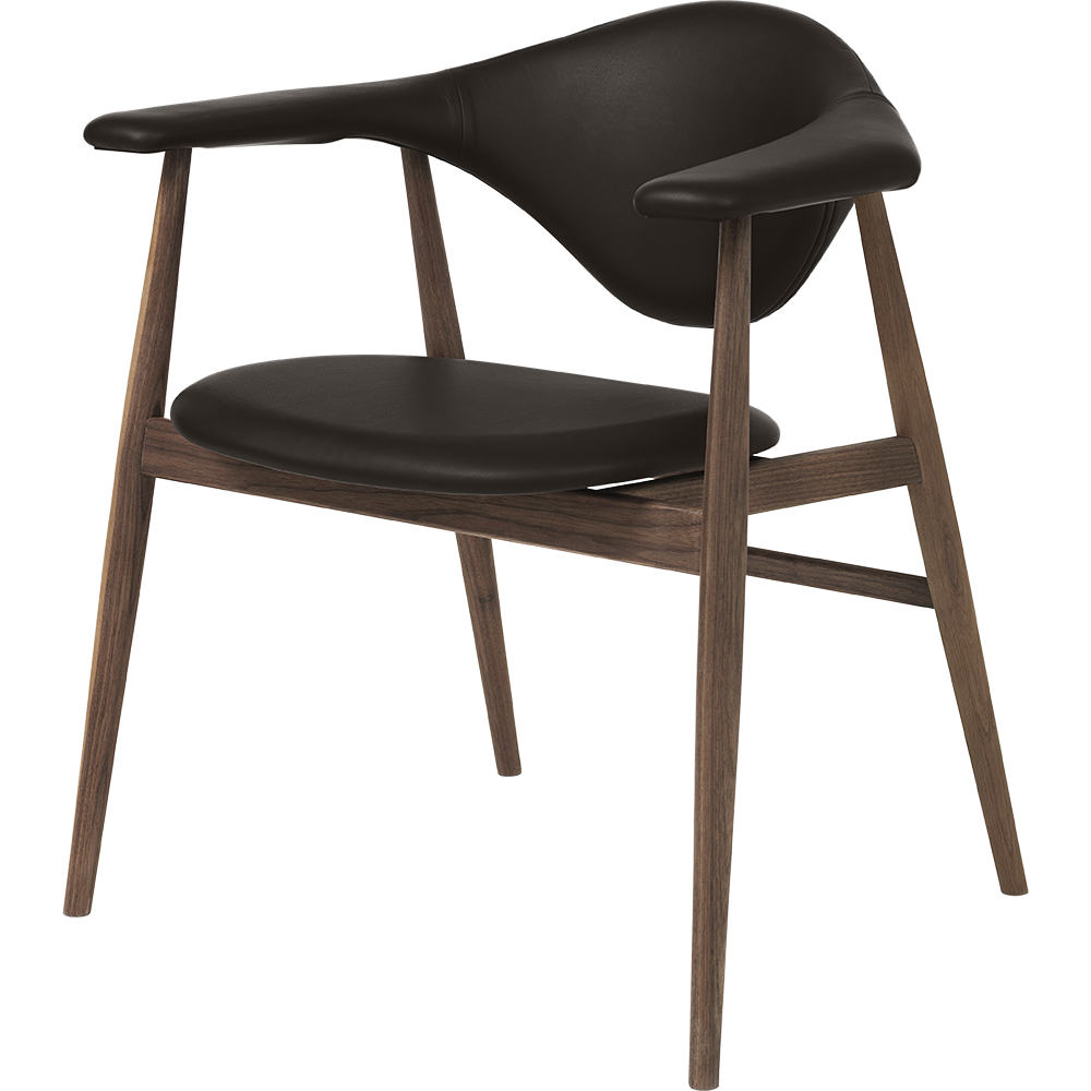 Masculo Dining Chair - Wood Base